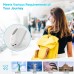 Fretra Reiseadapter USA Reiseadapter Netzadapter DE EU Stecker,Reisestecker Steckdosenadapter für Amerika Kanada MexikoThailand Steckdose,Feuerfestes Material USA Adapter mit 2USB(2.4A)