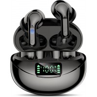 WITKID Wireless Headphones 5.1 - Bluetooth Wireless Earbuds In-Ear With Deep Bass,Touch Control, Clear Voice Capture Technology, IPX7 Waterproof for Sport/Woking/Travel, Built-in Noise Cancelling Mic
